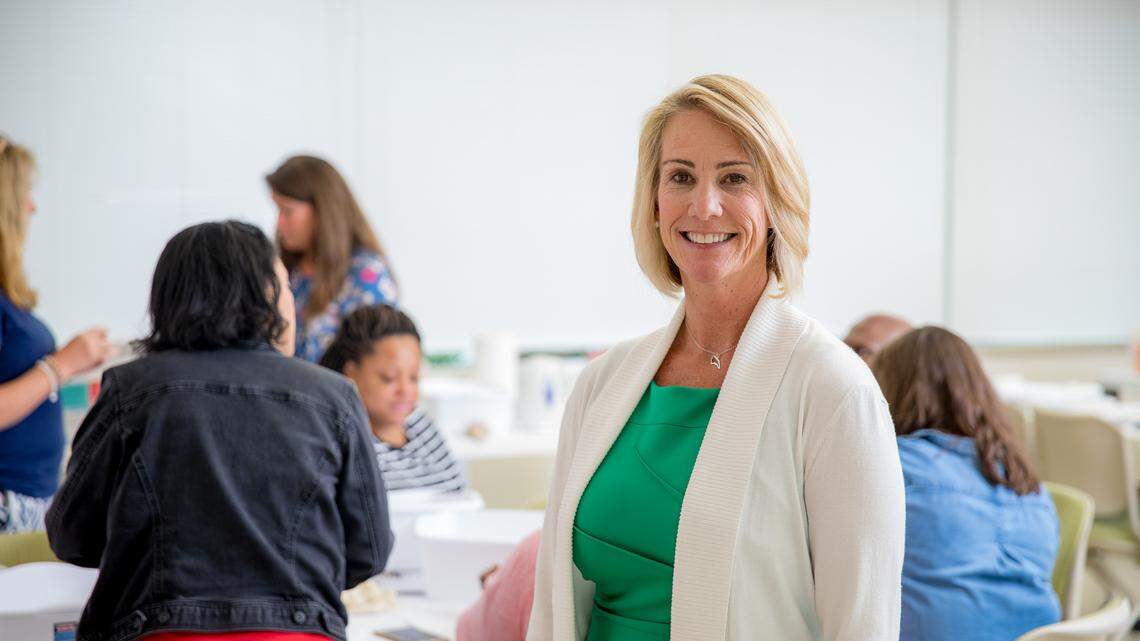 Jen Mangrum, an associate professor at UNC-Greensboro, has announced her candidacy for state schools superintendent.