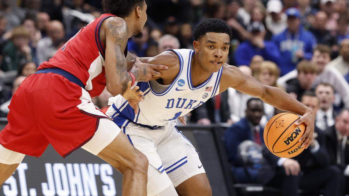 Caleb Foster recovering from his gutsy game for Duke. Will he start vs. UConn?