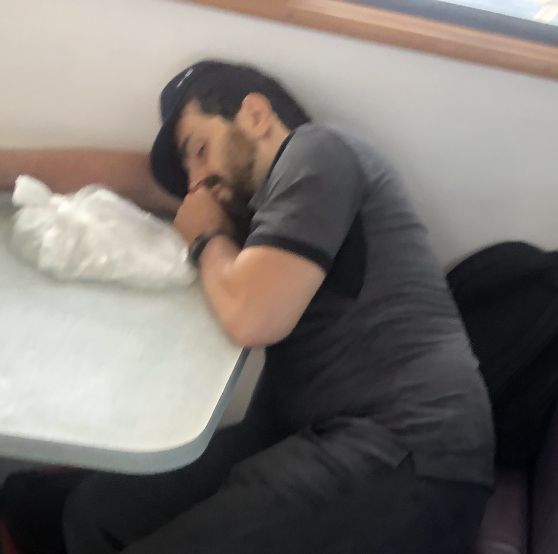 On a fishing trip with Democracy North Carolina in July, a man the organization said called himself James Fortune fell seasick. Three other North Carolina groups say Fortune may have tried to infiltrate their operations. Photo provided.