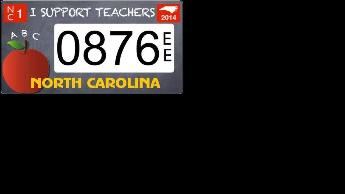 Lt. Gov. Dan Forest is launching an “I Support Teachers” license plate to help fund teacher raises.
