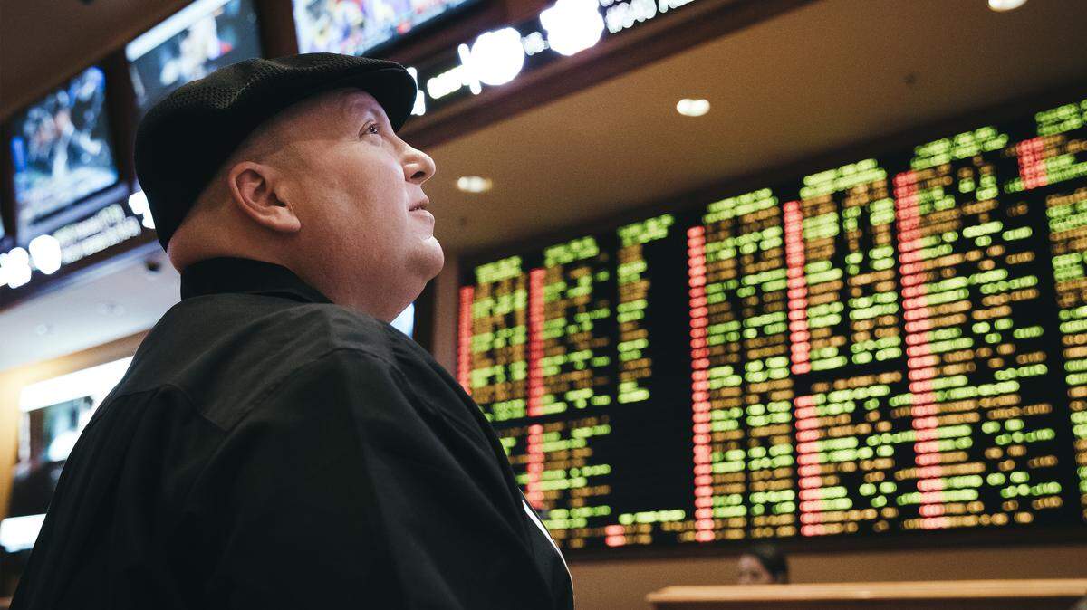 Professional sports gambler Bill Krackomberger in the Showtime docu-series “Action.”