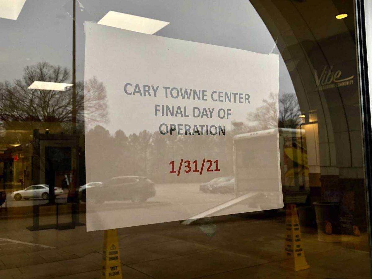 All stores will be closed by Jan. 31, 2021 except for Dave & Buster’s at the Cary Towne Center mall, which was purchased by Epic Games and will be turned into its new corporate headquarters.