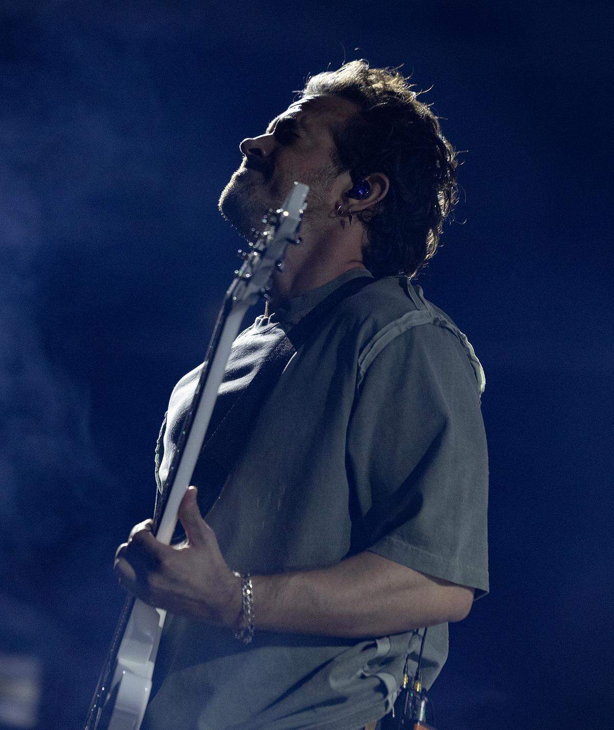 Linkin Park in concert on their “From Zero World Tour 2025” at Raleigh, N.C.’s Lenovo Center, Tuesday night, May 6, 2025.