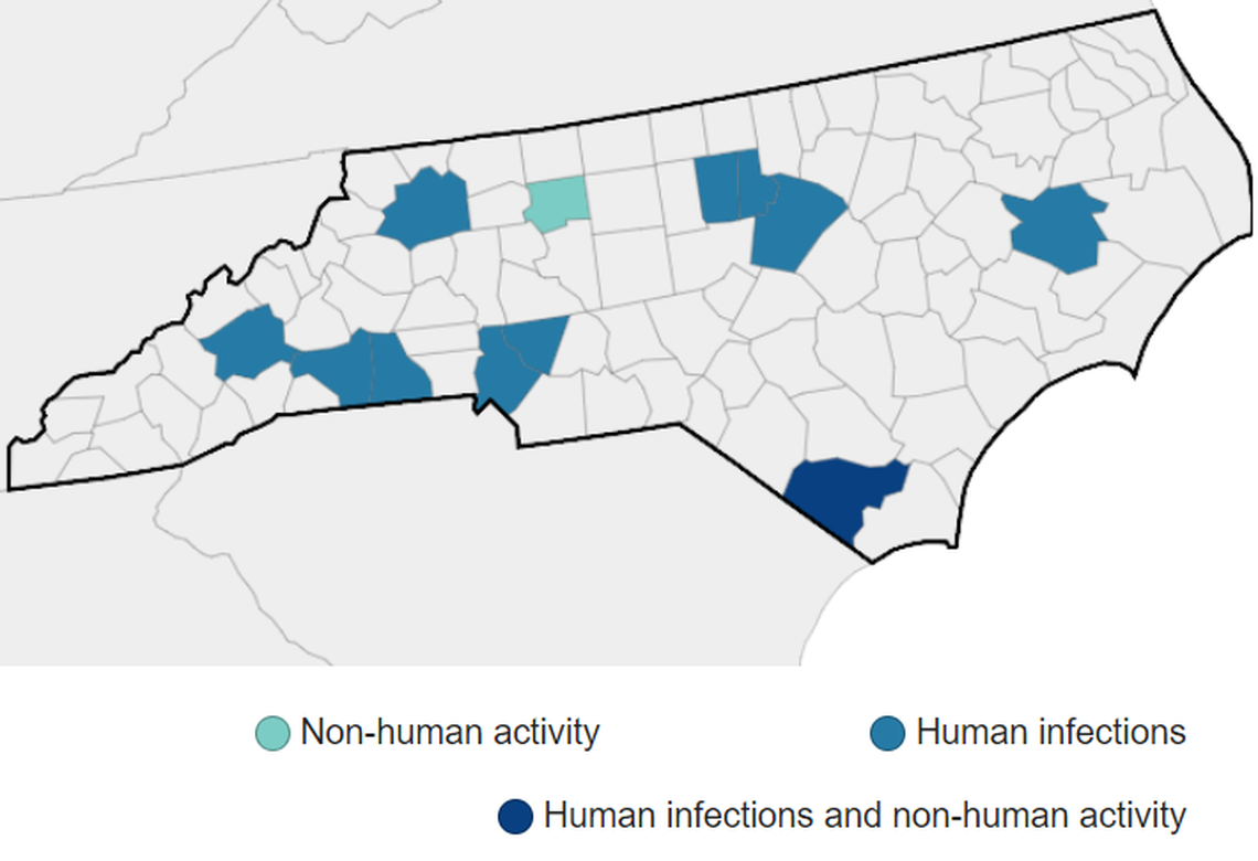North Carolina has 16 reported cases of West Nile Virus so far in 2024, well above annual averages.