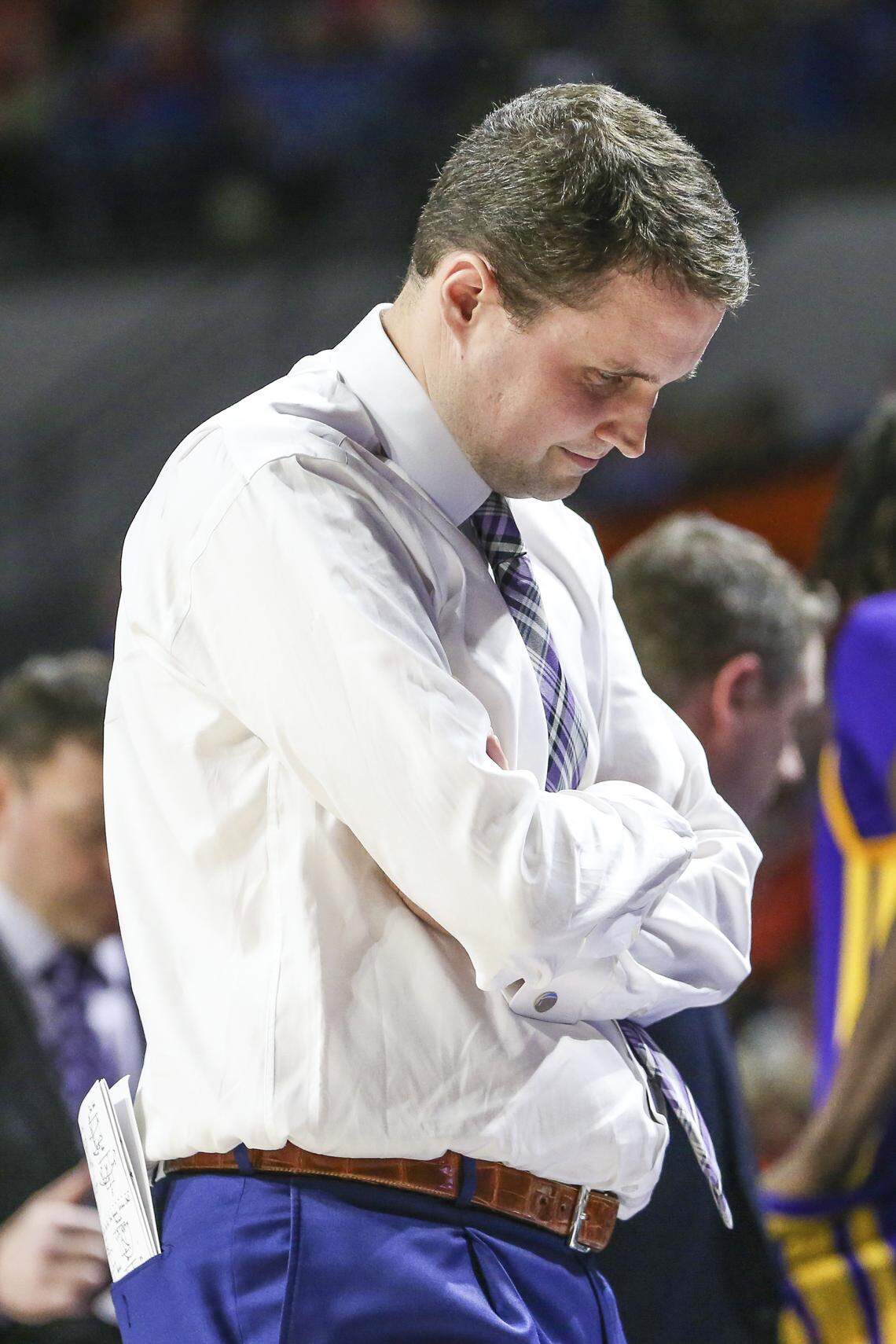 LSU head coach Will Wade was suspended and did not coach in the SEC tournament after being caught on tape allegedly discussing payments to secure a top high school basketball player.