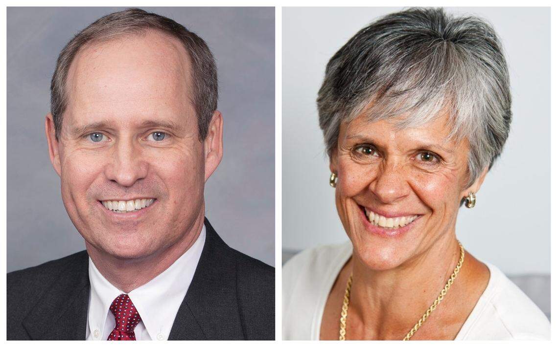 Medical doctors Greg Murphy, left, and Joan Perry were headed toward a runoff in the Republican primary for U.S. House in Eastern North Carolina’s 3rd Congressional District.