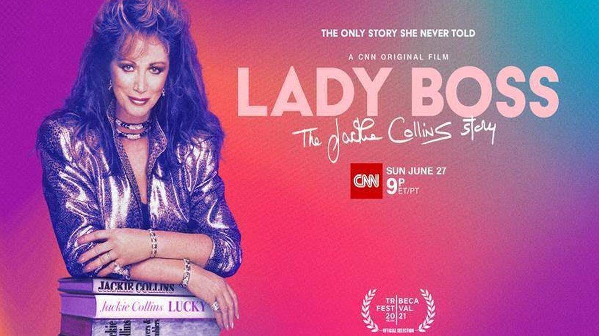 The critically acclaimed documentary “Lady Boss: The Jackie Collins Story” makes its television debut on CNN on June 27, 2021.