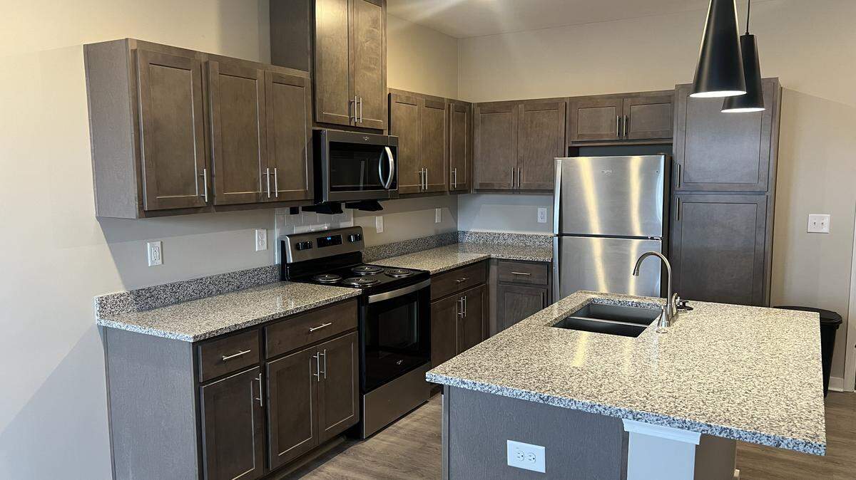 The Renegade apartments on E. Main Street in Durham offer studios and 1- to 3-bedroom apartments starting at $894 per month.