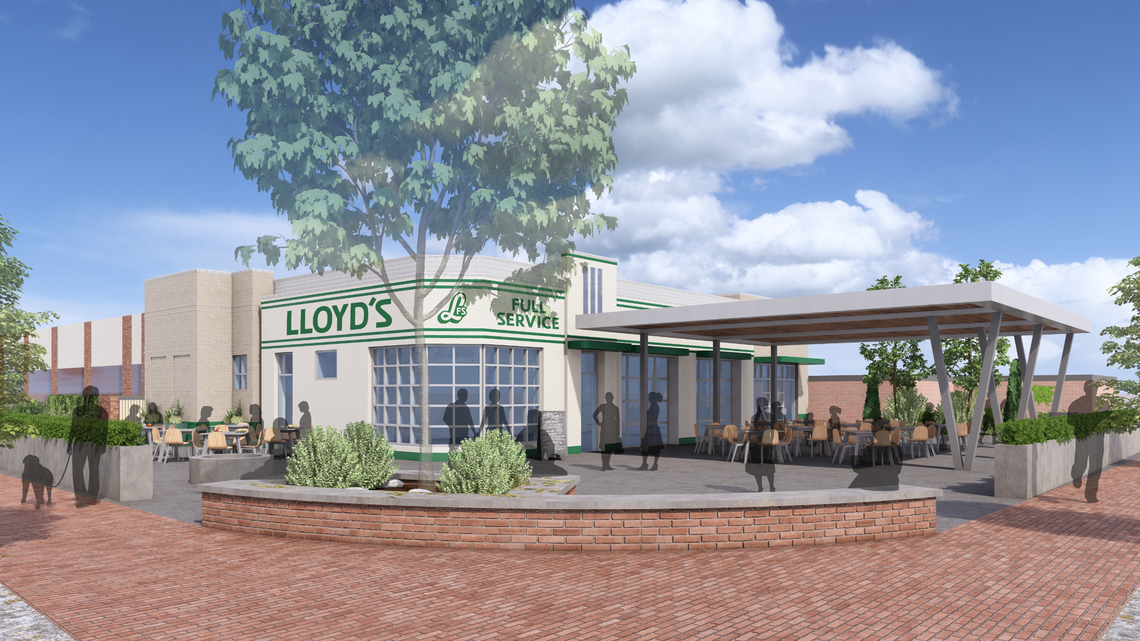 A new neighborhood restaurant, Lloyd’s Full Service, will revive a historic downtown Cary filling station.