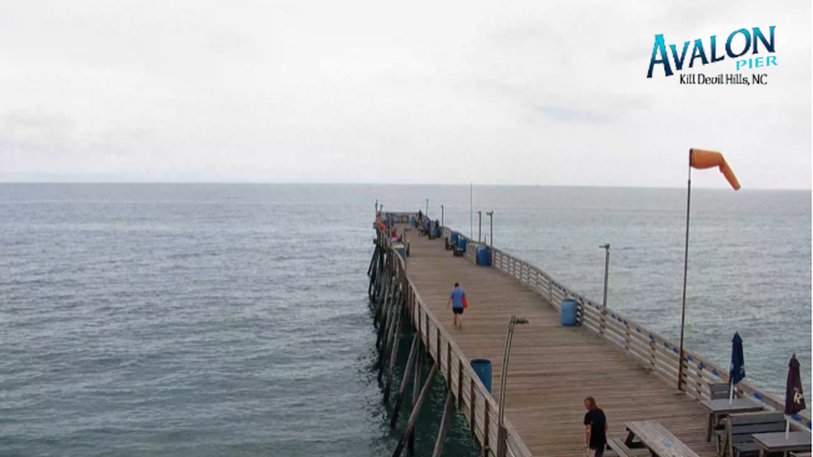 Avalon Pier in Kill Devil Hills is considered a family fishing attraction, with an arcade, beach bar and snack shack. The adjoining fishing pier extends nearly 700 feet long into the Atlantic. 