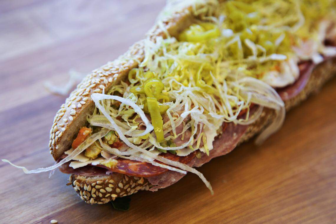 Ideal’s Sandwich & Grocery in Durham serves a variety of sandwiches on house-made bread.