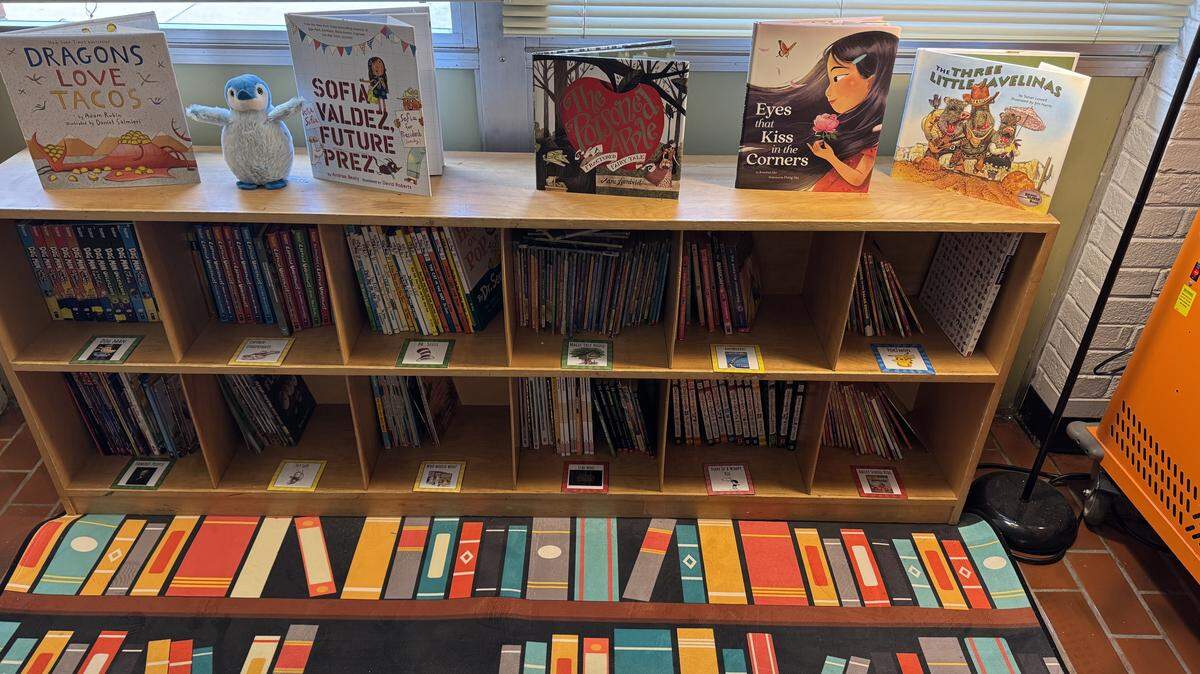 Christian Underwood, a Catawba County elementary school teacher, cataloged 1,311 classroom library books to comply with the requirements of a new North Carolina law.
