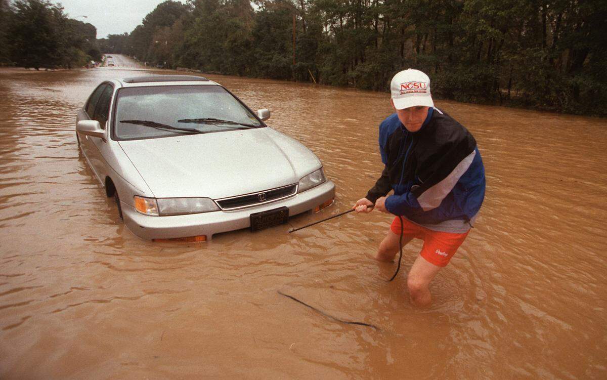 Hurricanes can track inland to impact the Triangle, resulting in flooding and damage from down trees.