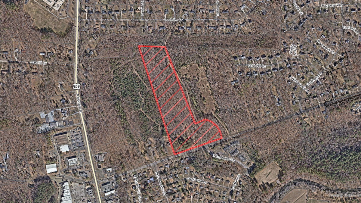 A rezoning request for Durham’s Infinity Road will transform 15.8 acres into a residential neighborhood with up to 90 multi-family homes.