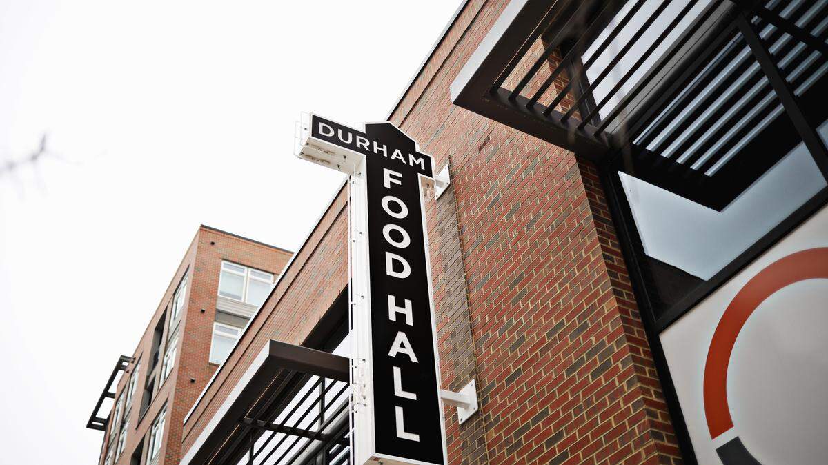 Located in downtown Durham, the long-awaited Durham Food Hall opened up in the middle of the coronavirus pandemic. With touchless transactions, sanitation stations, the food hall prepares to hold on. 