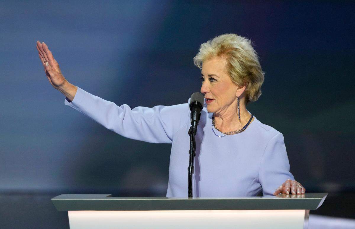 Linda McMahon, former administrator of the Small Business Administration, is the current nominee for education secretary in Donald Trump’s second presidential administration.