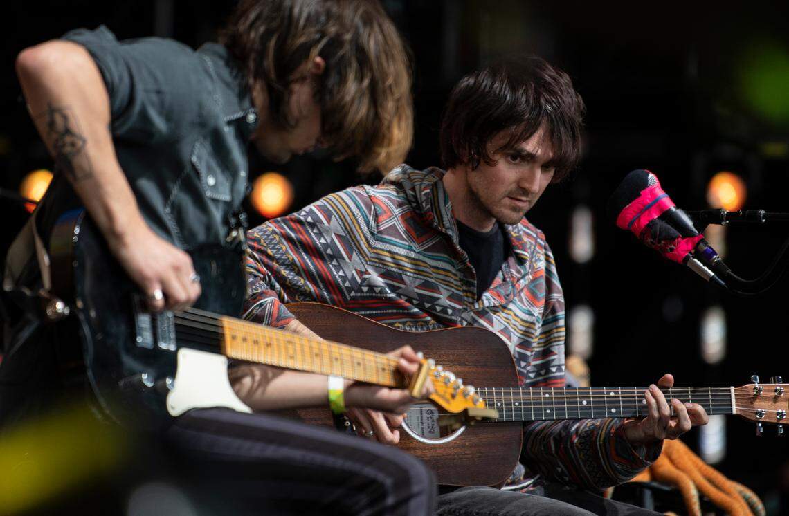 Particle Kid performs at Farm Aid at Raleigh, N.C.’s Coastal Credit Union Music Park at Walnut Creek, Saturday, Sept. 24, 2022.