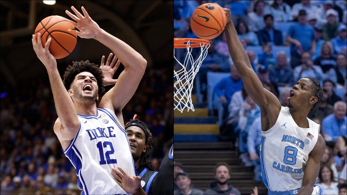 Duke, UNC star freshmen complete journey from Elite teammates to elite rivals