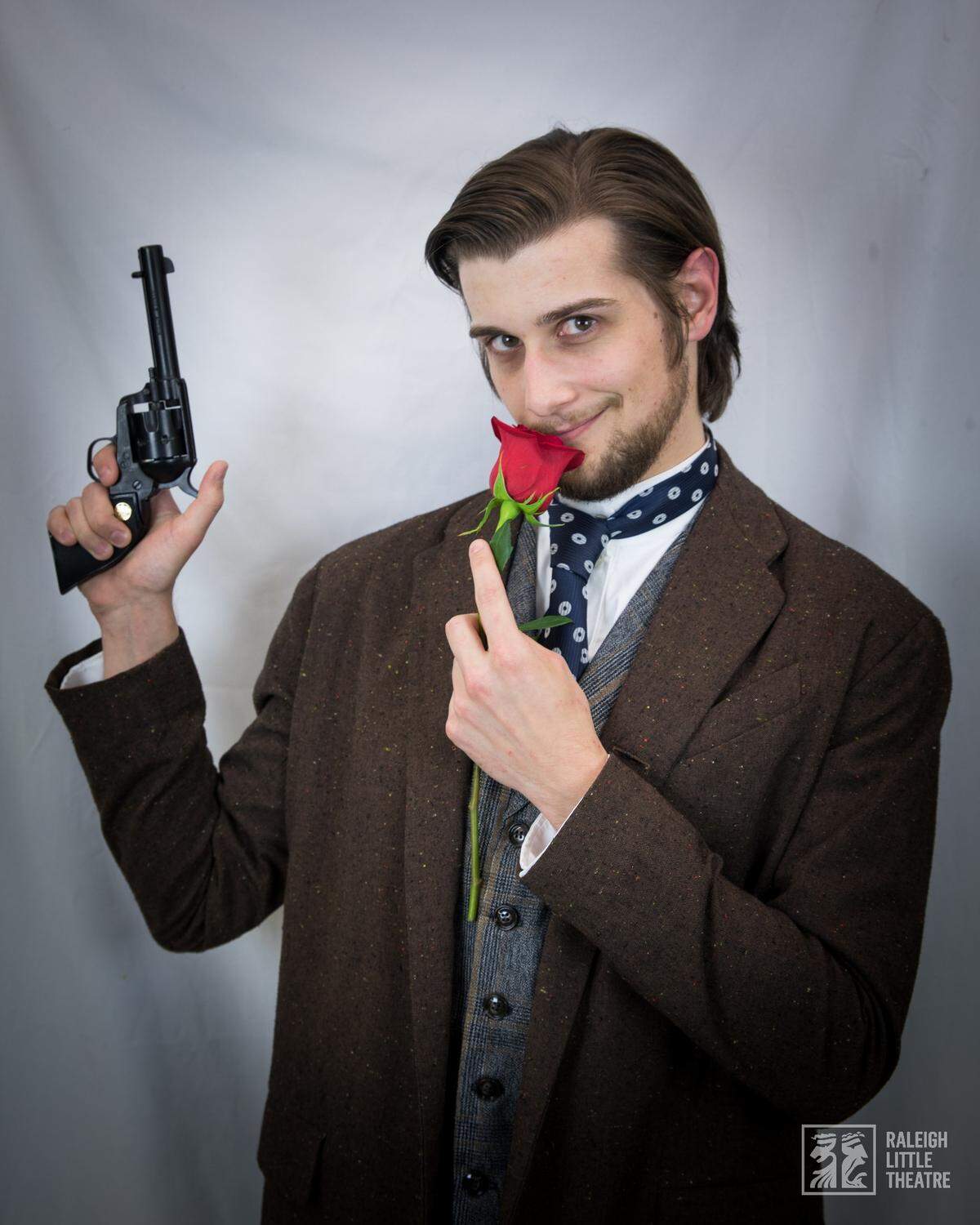 Tyler Graeper stars as Monty in the Raleigh Little Theatre production of “A Gentleman’s Guide to Love & Murder,” which won the Tony Award for Best Musical in 2014.