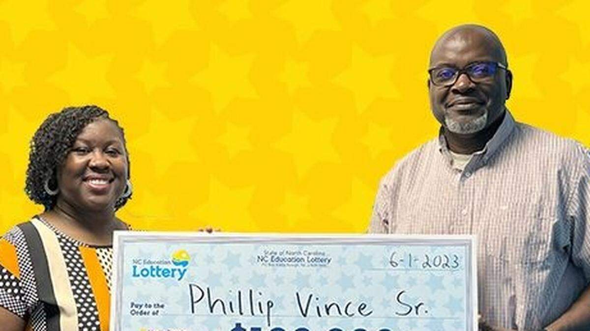Phillip Vince said he might “splurge a little bit” with his prize.