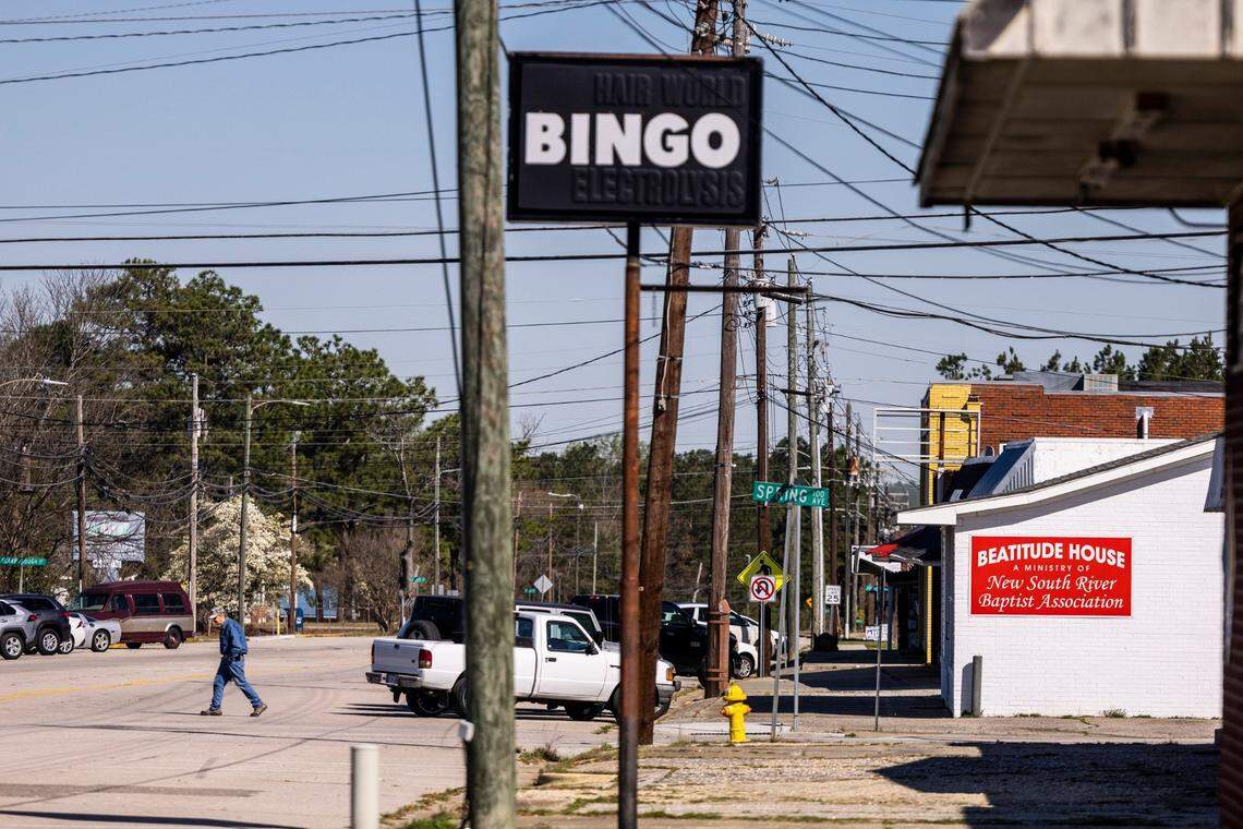 A scene along Main Street in the town of Spring Lake, Friday March 25, 2022. Spring Lake is missing nearly $500,000 after hiring a finance director with personal bankruptcies, tax liens and no resume.