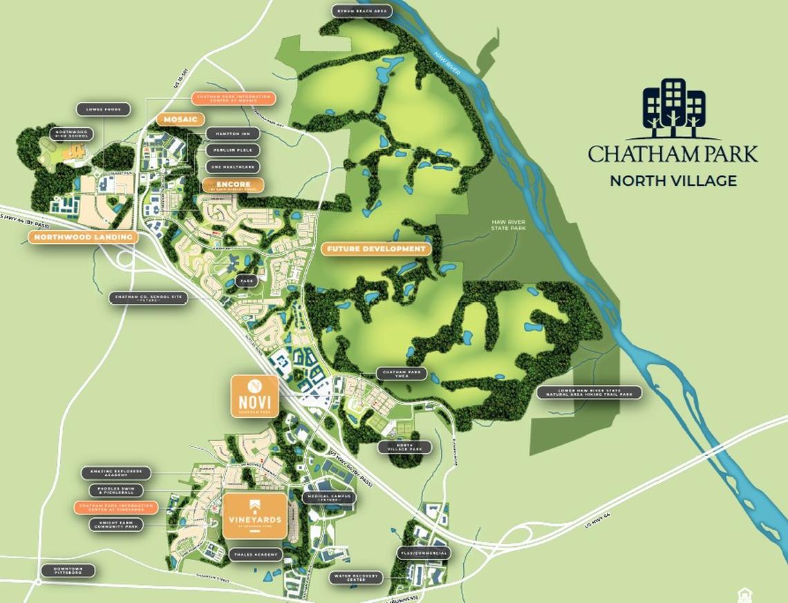 Asteria, a Storyliving by Disney community, would cover 1,550 acres between Chatham Park’s North Village and the Haw River near Pittsboro. The first phase of the project, centered on arts and nature, will go to the town for reviews starting in May 2025.