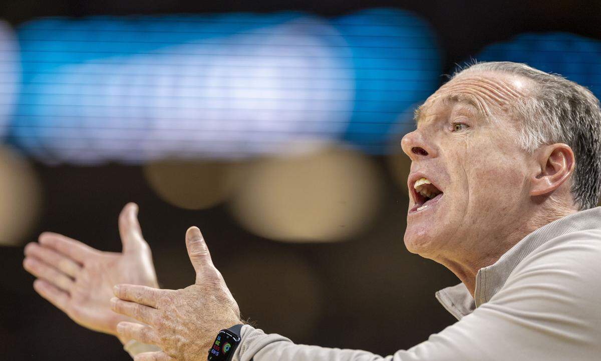 TCU head coach Jamie Dixon reacts to a call against this team in the first half against Duke on Saturday, March 21, 2026, during the second round of the NCAA Tournament at Bon Secours Arena in Greenville, S.C.