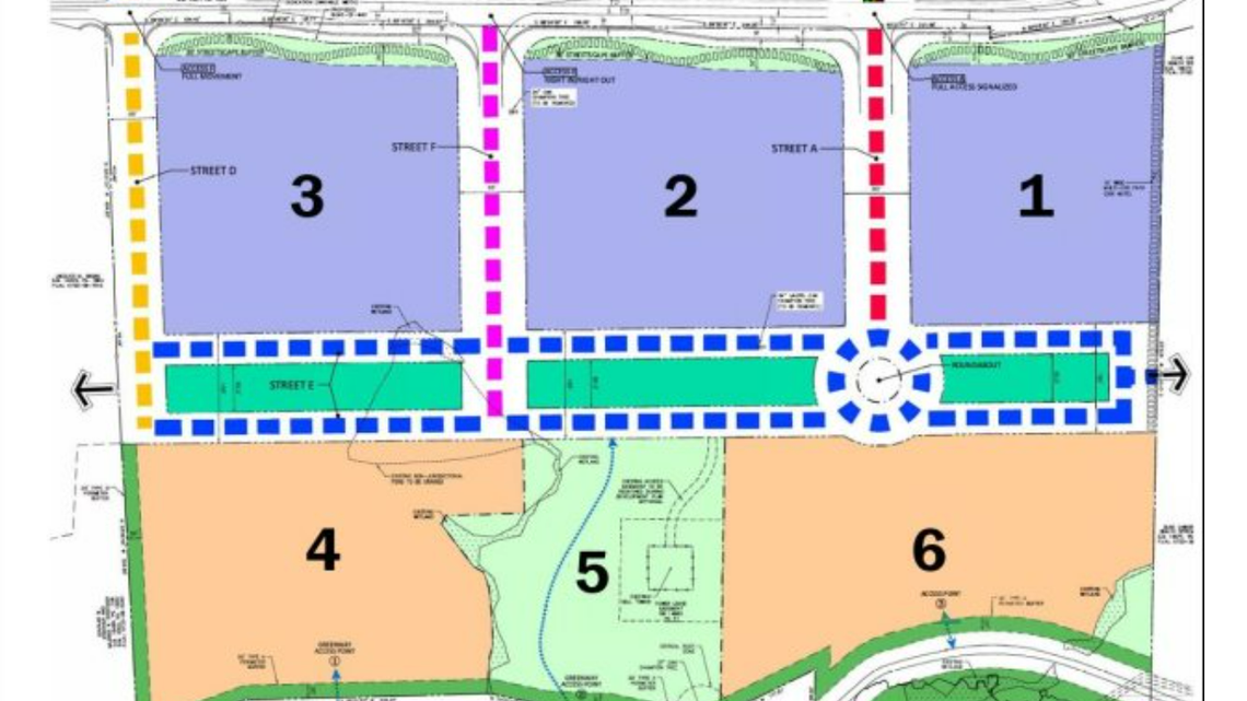 Viridis is a proposal for mixed-use development in West Cary. The project calls for over a thousand homes, 225,000 square feet of office space and 20,000 square feet for commercial space, and a possible hotel.