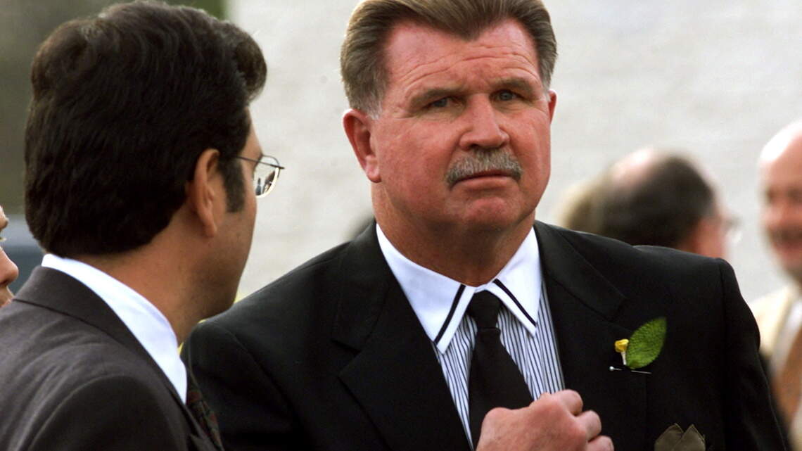 Searching for Mike Ditka and finding him, agreeable, approachable