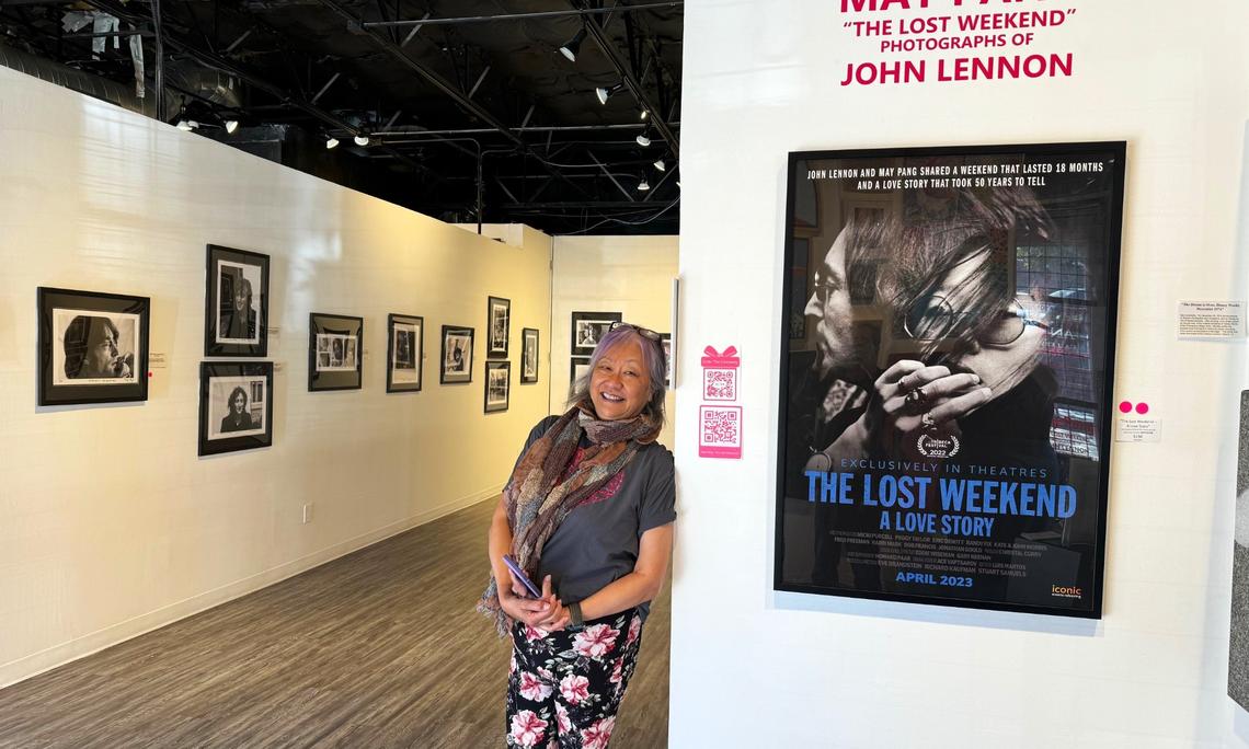 May Pang, a former music industry professional, is bringing candid photos that she captured during her 1970s relationship with Beatles frontman John Lennon to Chapel Hill and Charlotte in November 2024.