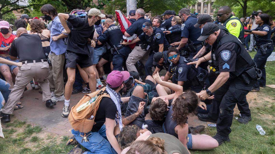 A day after charging 36 pro-Palestinian demonstrators, UNC won’t release arrest records