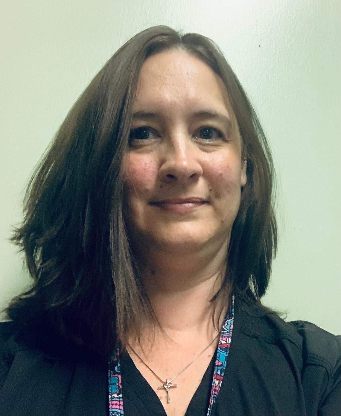 Tammy Finley, a North Carolina state employee who is a nurse in Black Mountain.