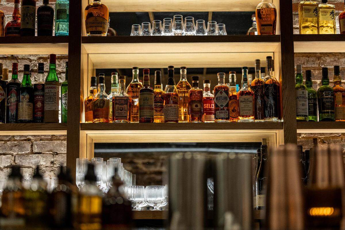 Scott Crawford’s new cocktail bar, Sous Terre, at 620 North Person Street below Jolie, Crawford’s French bistro.