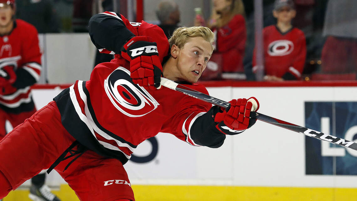 Hockey Fights Cancer game has special meaning for Canes’ Ryan Dzingel, his dad