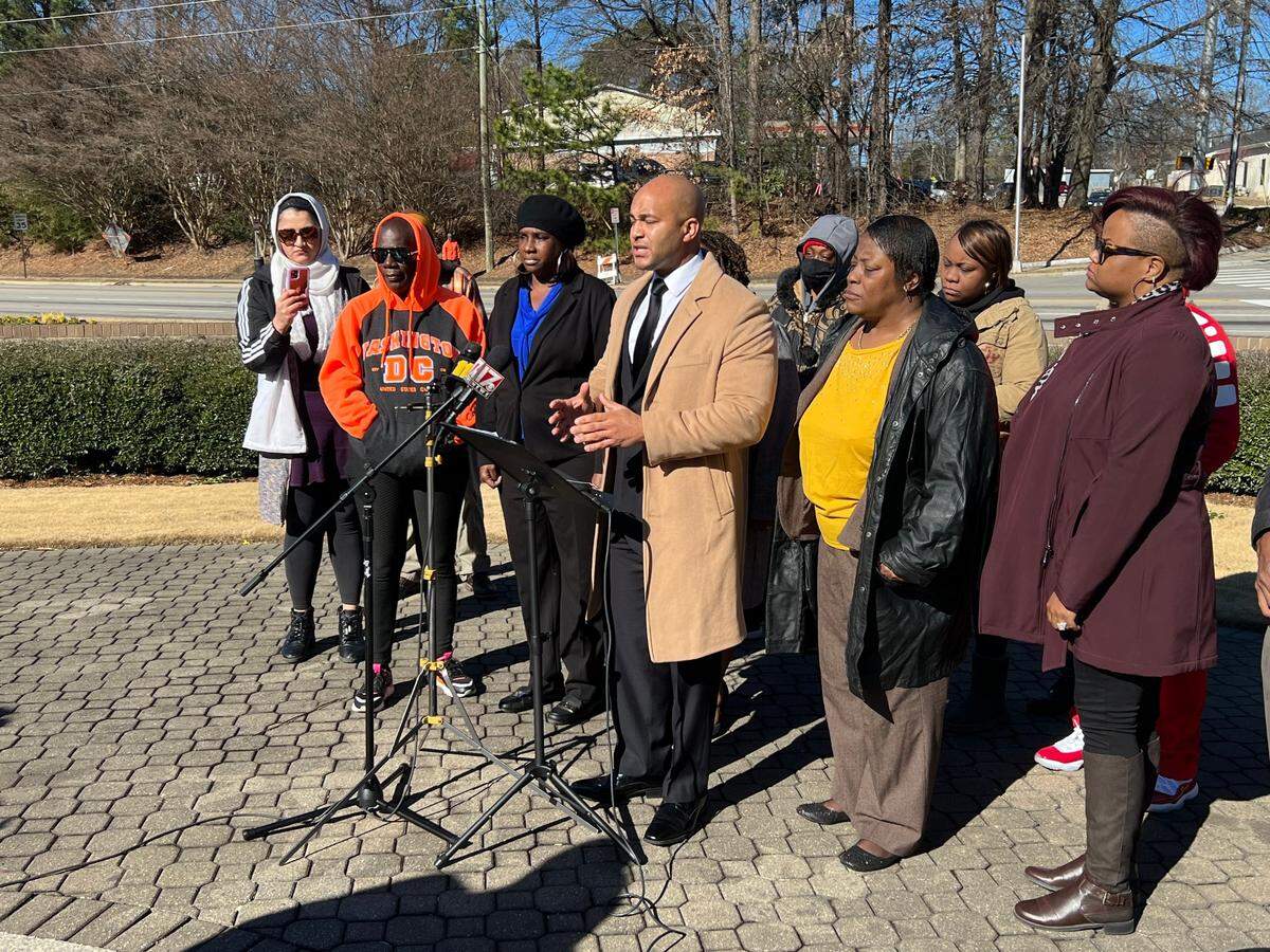 Social Justice Activist Kerwin Pitman led a press conference Jan. 24, 2023 after Raleigh Police release a report detailing the police account of what led to the death of Darryl Williams. The 32-year-old died after being tased three times by officers on Jan. 17.