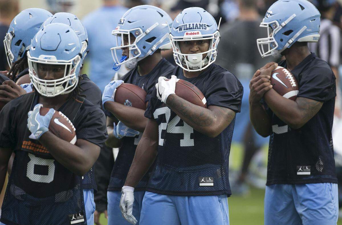 UNC’s Antonio Williams, middle, and the rest of the Tar Heels head to Virginia Saturday to play the Cavaliers.