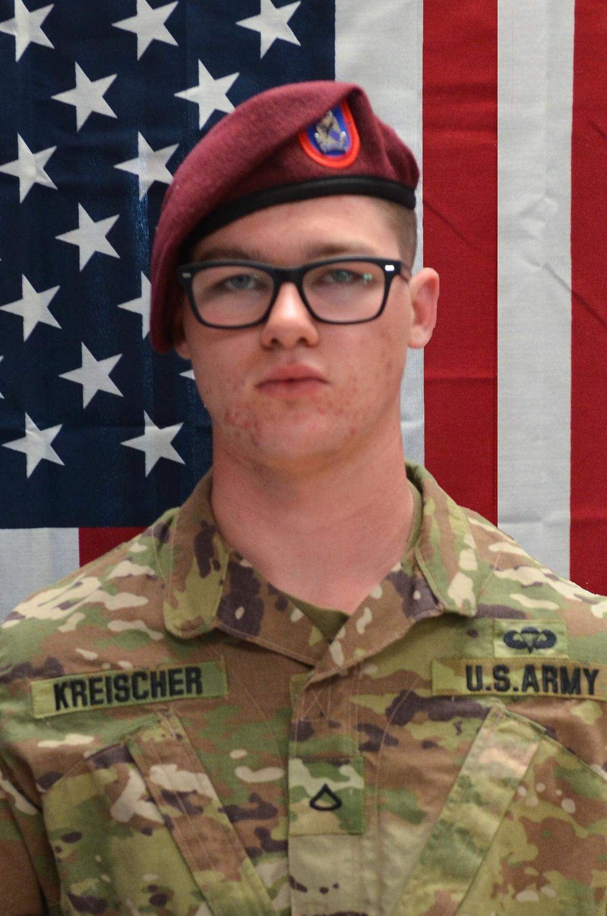 Pfc. Brandon Kreischer of Stryker, Ohio, was one of two 82nd Airborne Division Paratroopers killed July 29 in Kandahar Province, Afghanistan.