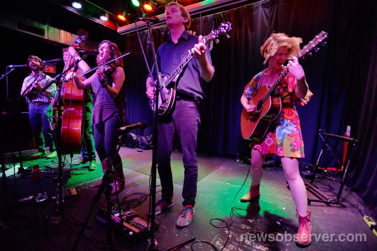 Hank Pattie and the Current play to a packed Pour House crowd at the IBMA Bluegrass Ramble in Raleigh in 2019.