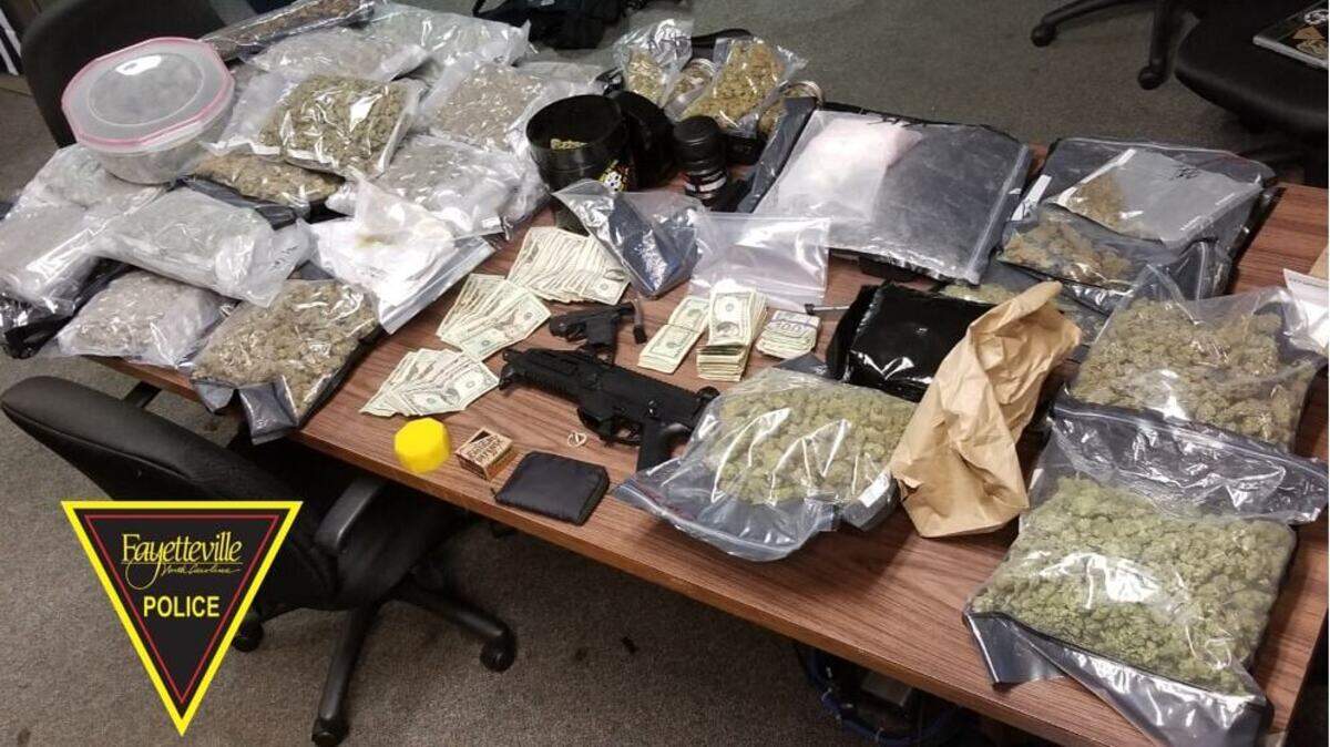 Fayetteville police arrested three people this week and seized drugs and weapons from a daycare.