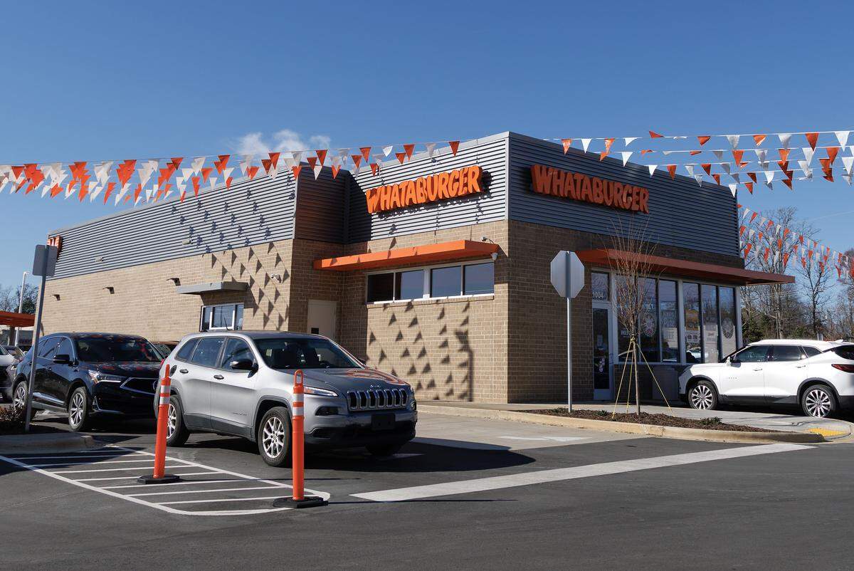 Whataburger in Mebane, N.C. is pictured on Monday, Dec. 15, 2025. 