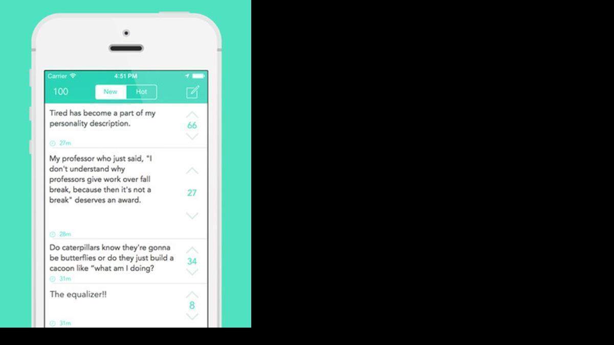 Yik Yak is a phone app that allows users to post short comments anonymously. UNC-CH officials have discussed trying to ban it.
