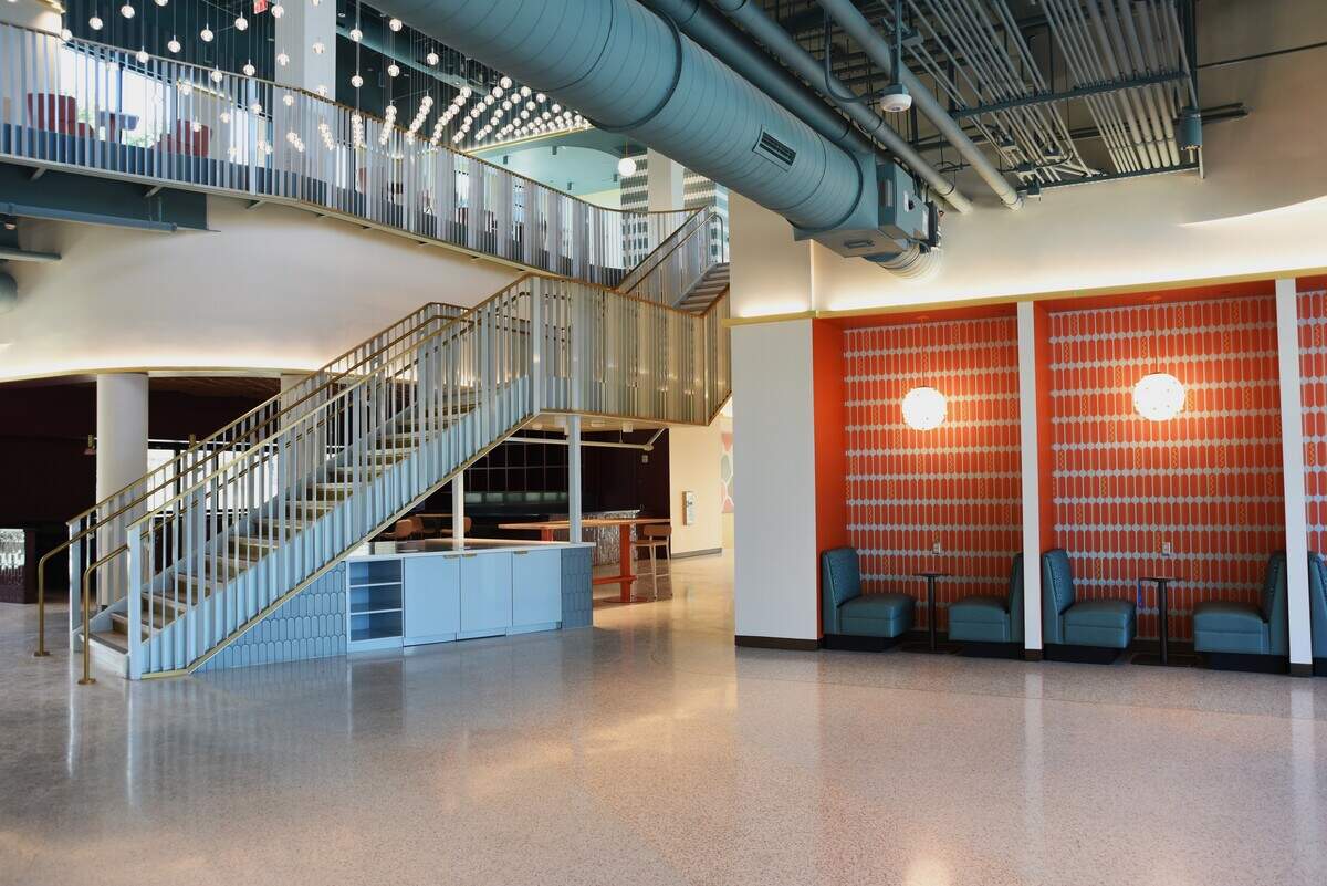 The new food hall at the NC State Fair includes four temporary food vendors and space for eight permanent, indoor restaurants.