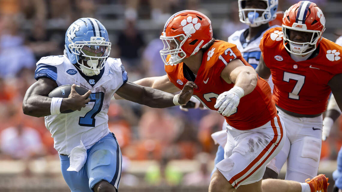 Photos: UNC falls to Clemson in dramatic ACC football action