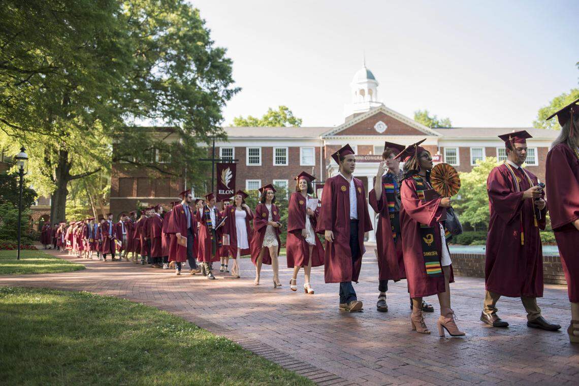 Elon University near Burlington, NC was named the ÒBest-Run CollegeÓ in the country with the ÒMost Beautiful Campus,Ó by The Princeton Review.