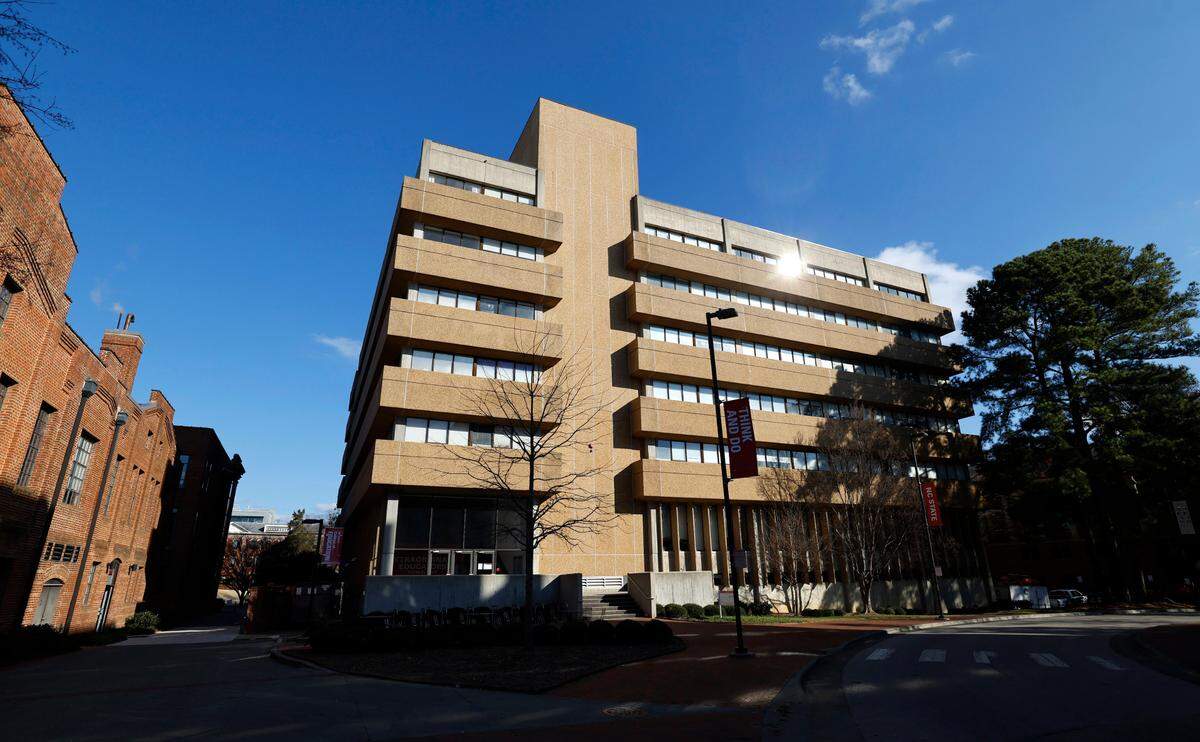 Poe Hall at N.C. State University in Raleigh, N.C., photographed Thursday, Jan. 4, 2024.