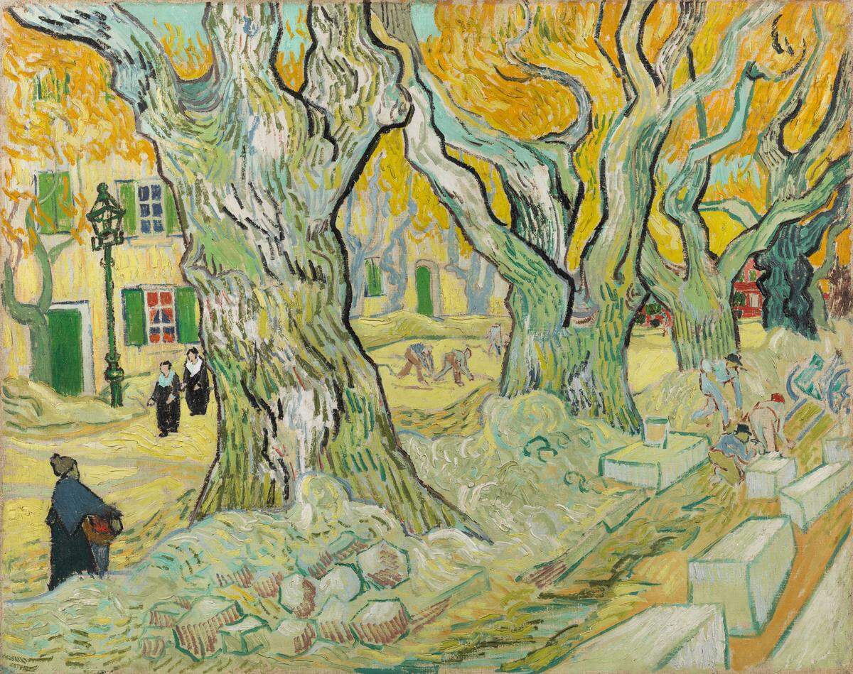 Vincent van Gogh’s “The Road Menders” is on display at the N.C. Museum of Art as part of “A Modern Vision: European Masterworks from The Phillips Collection,” from Oct. 8, 2022, to Jan. 23, 2023, featuring more than 50 painting by artists from The Phillips Collection’s holdings.