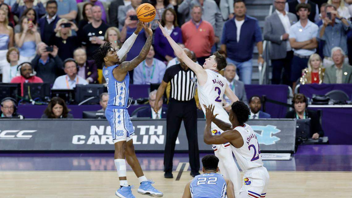 The play that wasn’t: UNC call for ‘winner’ falls short against Kansas in title game