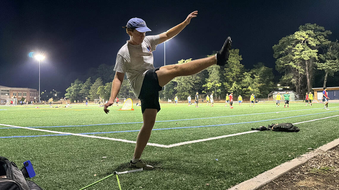 Student’s walk-on kicking chase earned a D-I look. But UNC football is his dream
