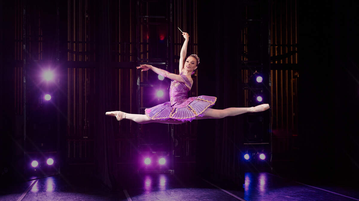 A dancer performs in Carolina Ballet’s “The Nutcracker.”