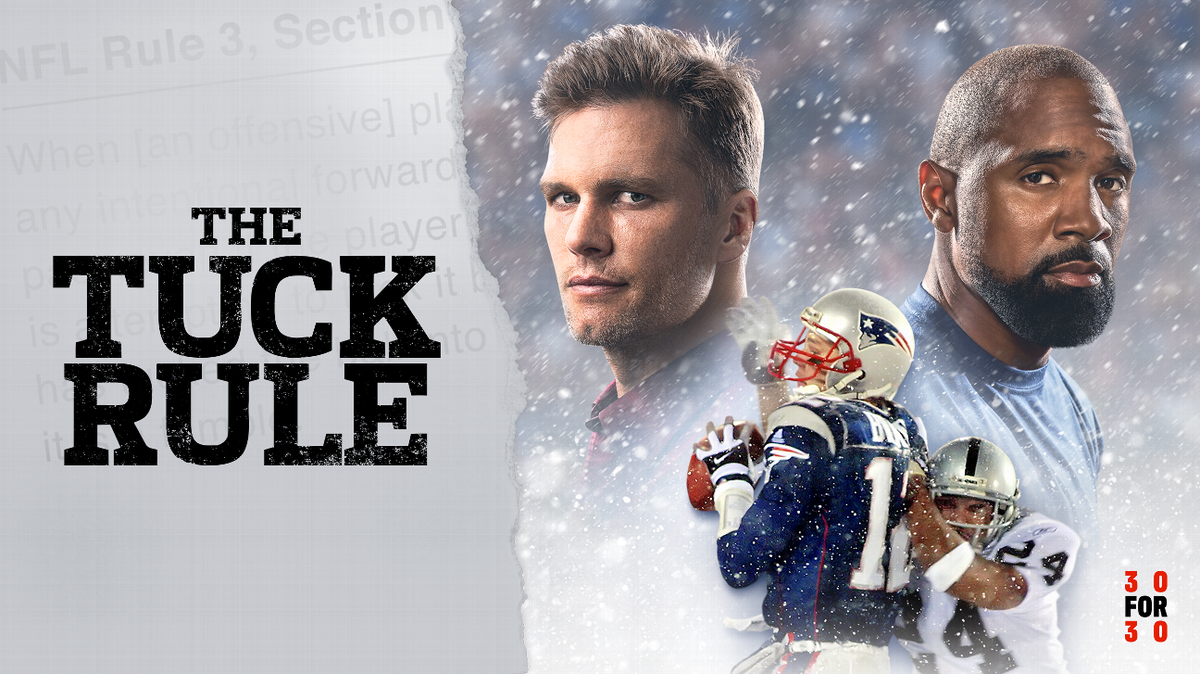 ESPN’s 30 for 30 documentary “The Tuck Rule” examines the destiny of Tom Brady from a pivotal call made on January 19, 2002.